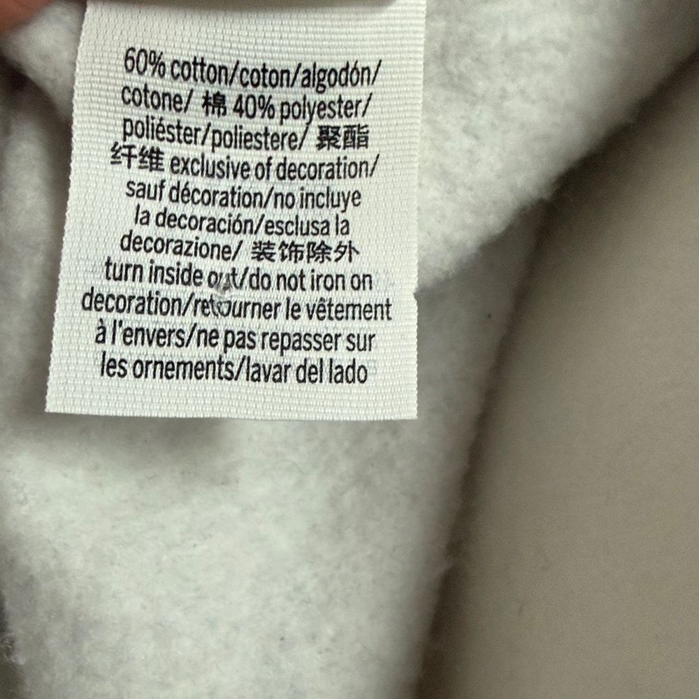Victoria's Secret PINK Fleece Zip Up Perfect Hoodie in heather grey size XL - Picture 5 of 6